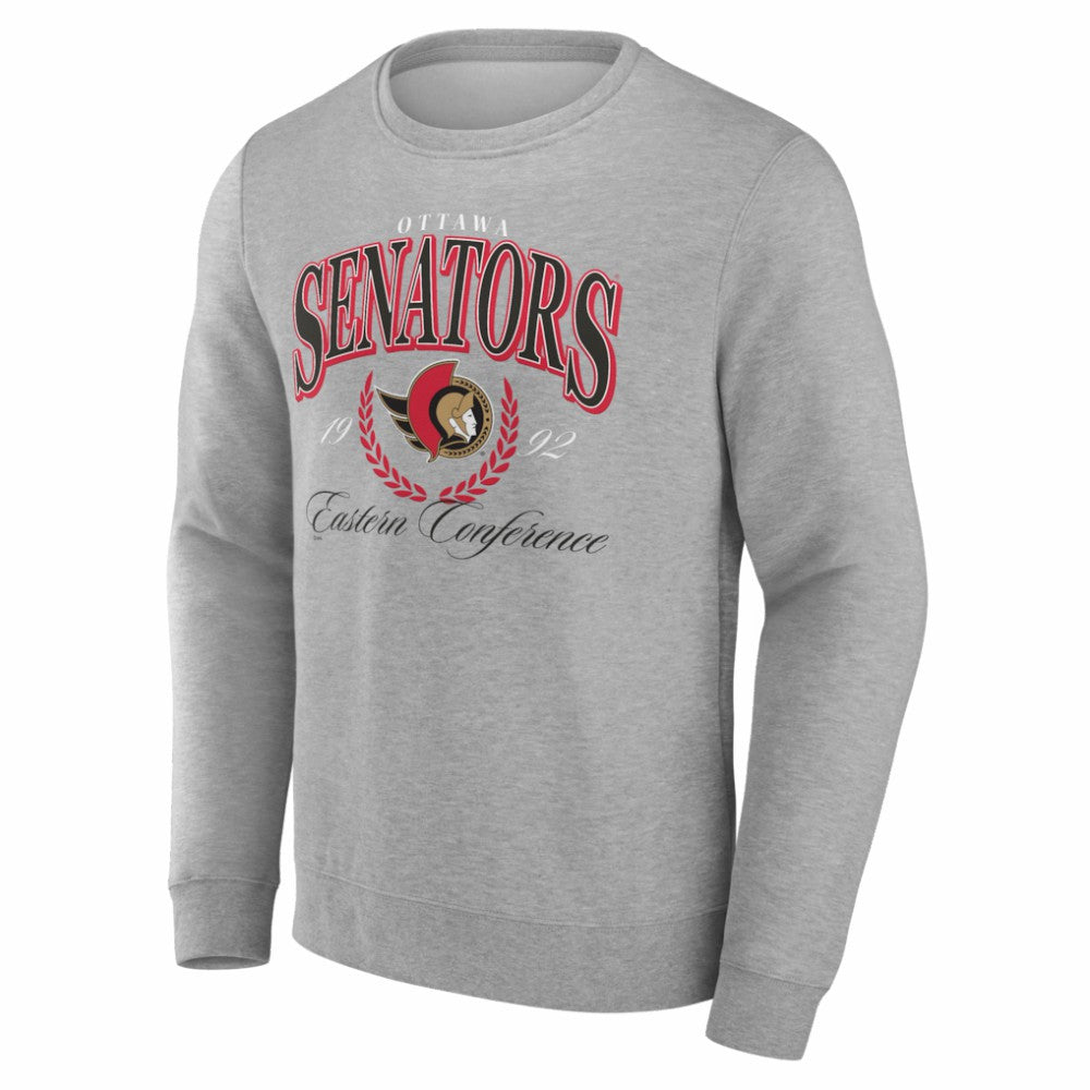 NHL Gray Ottawa Senators Reign Supreme Pullover Sweatshirt
