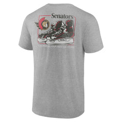 NHL Heather Gray Ottawa Senators Glory Skates T-Shirt