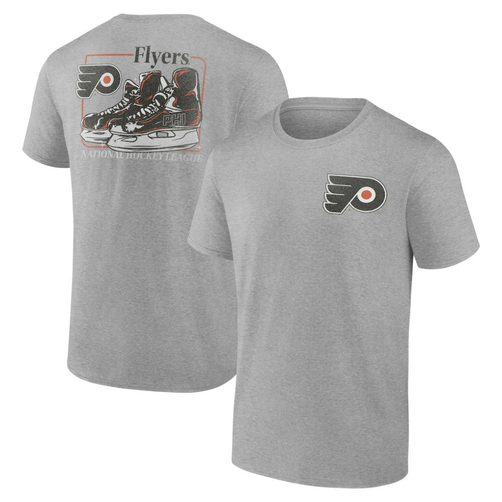 NHL Heather Gray Philadelphia Flyers Glory Skates T-Shirt