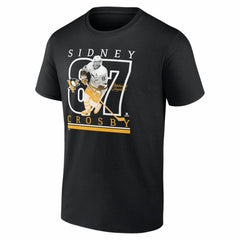 NHL Black Sidney Crosby Pittsburgh Penguins Player Show T-Shirt