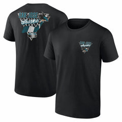 NHL Black San Jose Sharks Net Slap T-Shirt