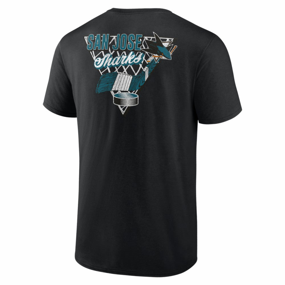 NHL Black San Jose Sharks Net Slap T-Shirt