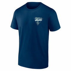 NHL Deep Sea Blue Seattle Kraken Net Slap T-Shirt