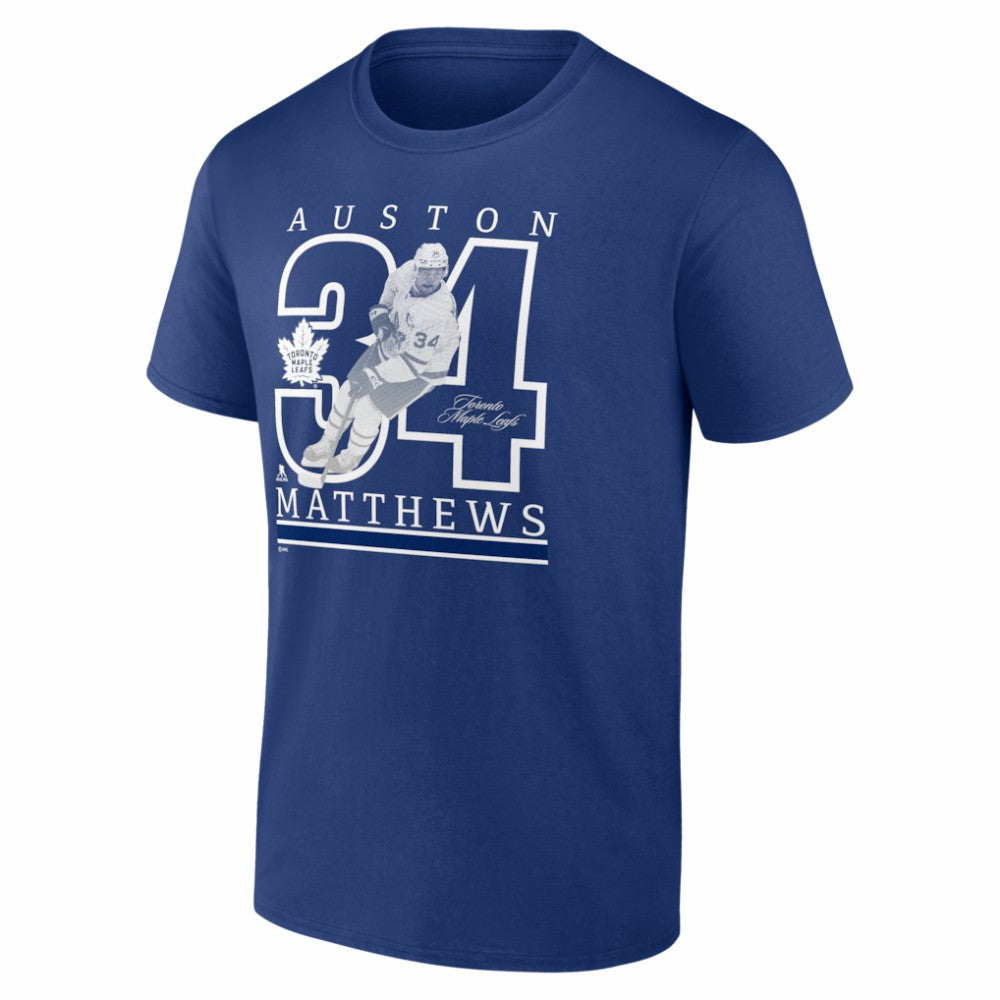 NHL Blue Auston Matthews Toronto Maple Leafs Player Show T-Shirt