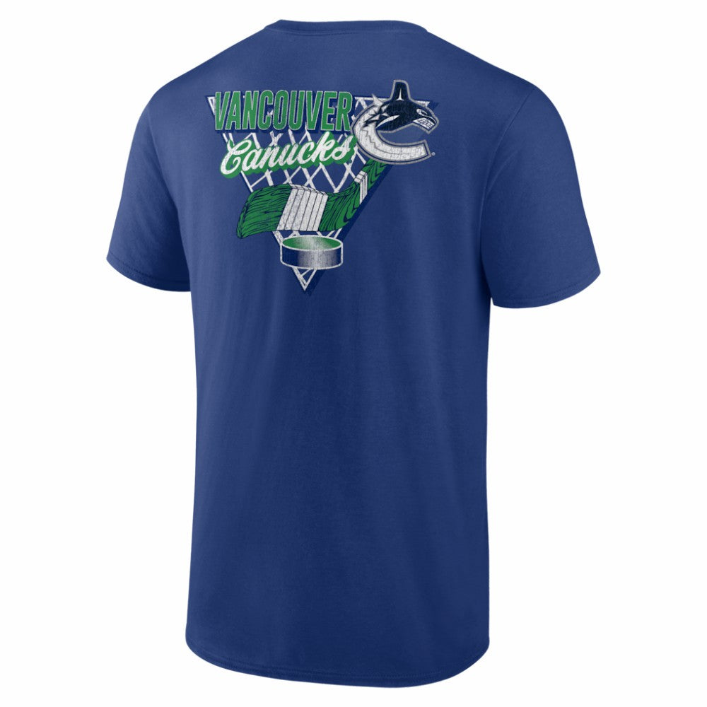 NHL Blue Vancouver Canucks Net Slap T-Shirt