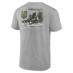 NHL Heather Gray Vegas Golden Knights Glory Skates T-Shirt