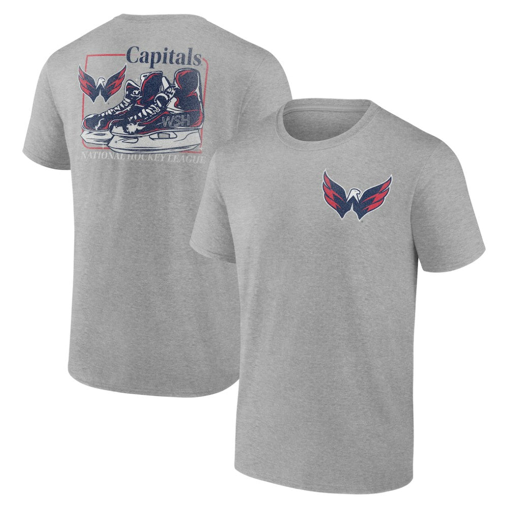 NHL Heather Gray Washington Capitals Glory Skates T-Shirt