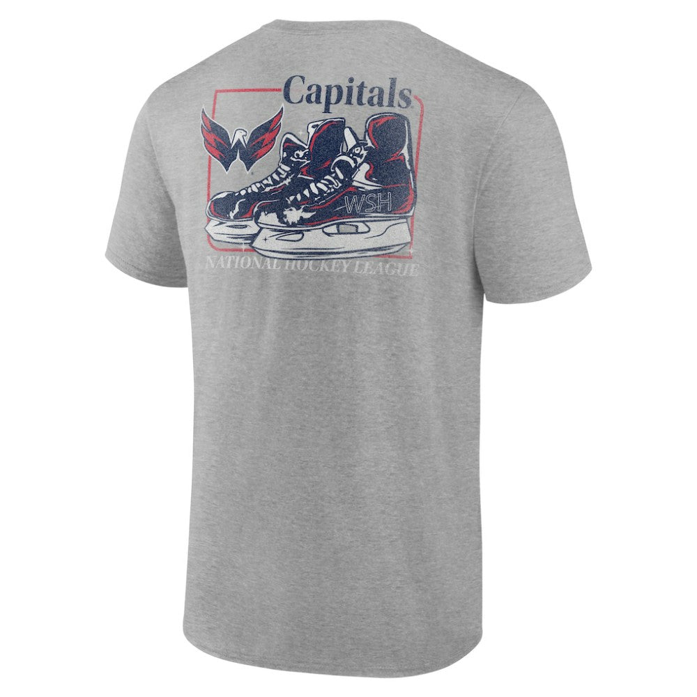 NHL Heather Gray Washington Capitals Glory Skates T-Shirt