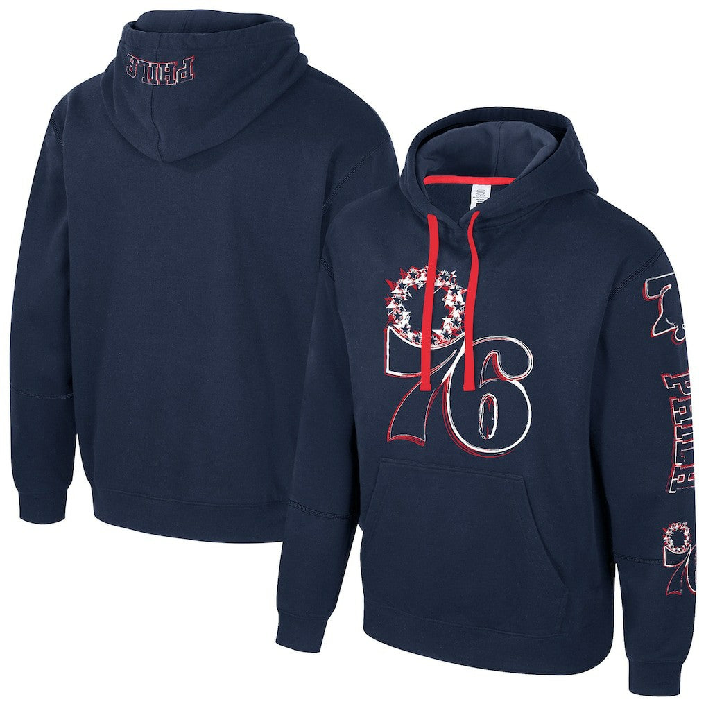 NBA Philadelphia 76ers Stadium Essentials Unisex Elementized Pullover Hoodie