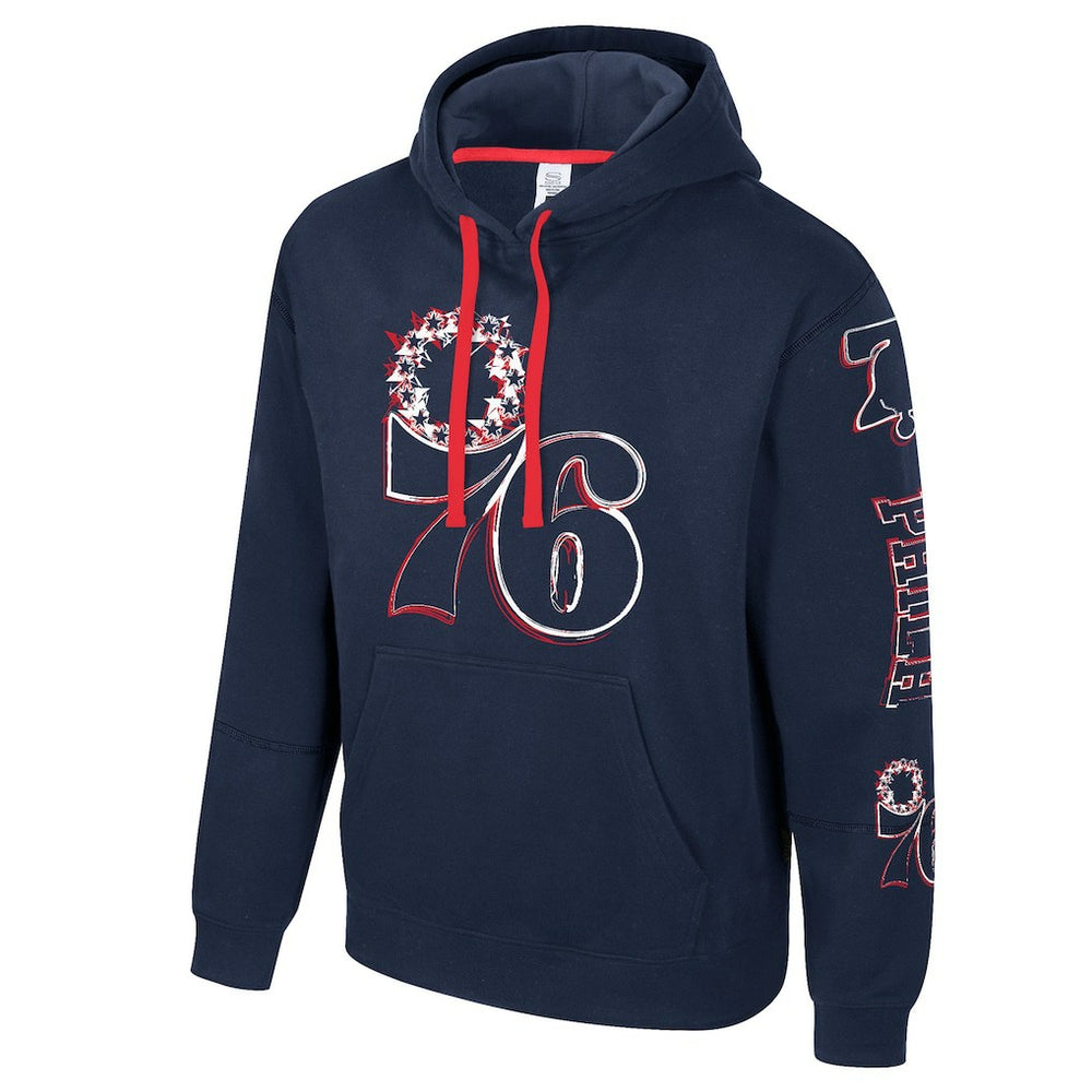 NBA Philadelphia 76ers Stadium Essentials Unisex Elementized Pullover Hoodie