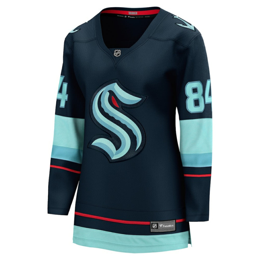 NHL Deep Sea Blue Kaapo Kakko Seattle Kraken Fanatics Women's Home Breakaway Player Jersey
