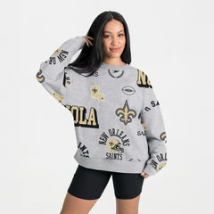 Gameday Couture Women's Always On Repeat Fleece Sweatshirt - New Orleans Saints