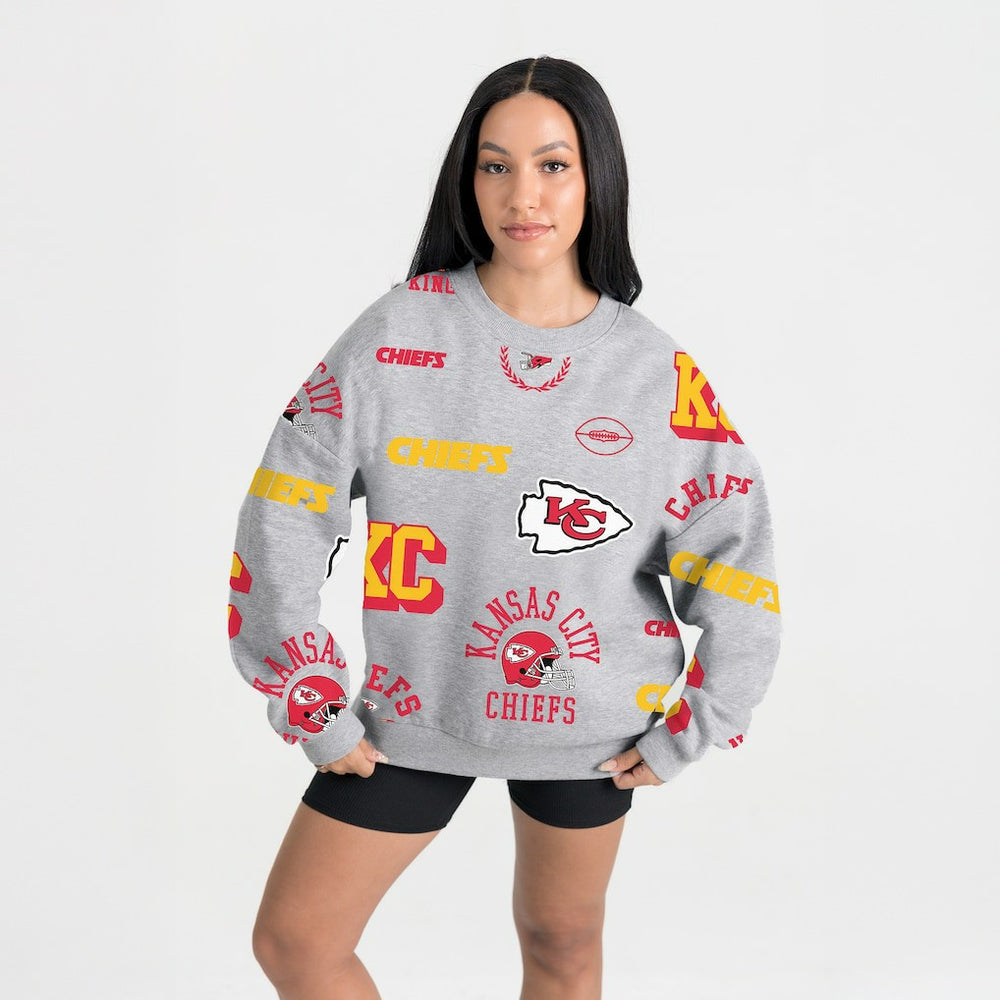 Gameday Couture Women's Always On Repeat Fleece Sweatshirt - Kansas City Chiefs