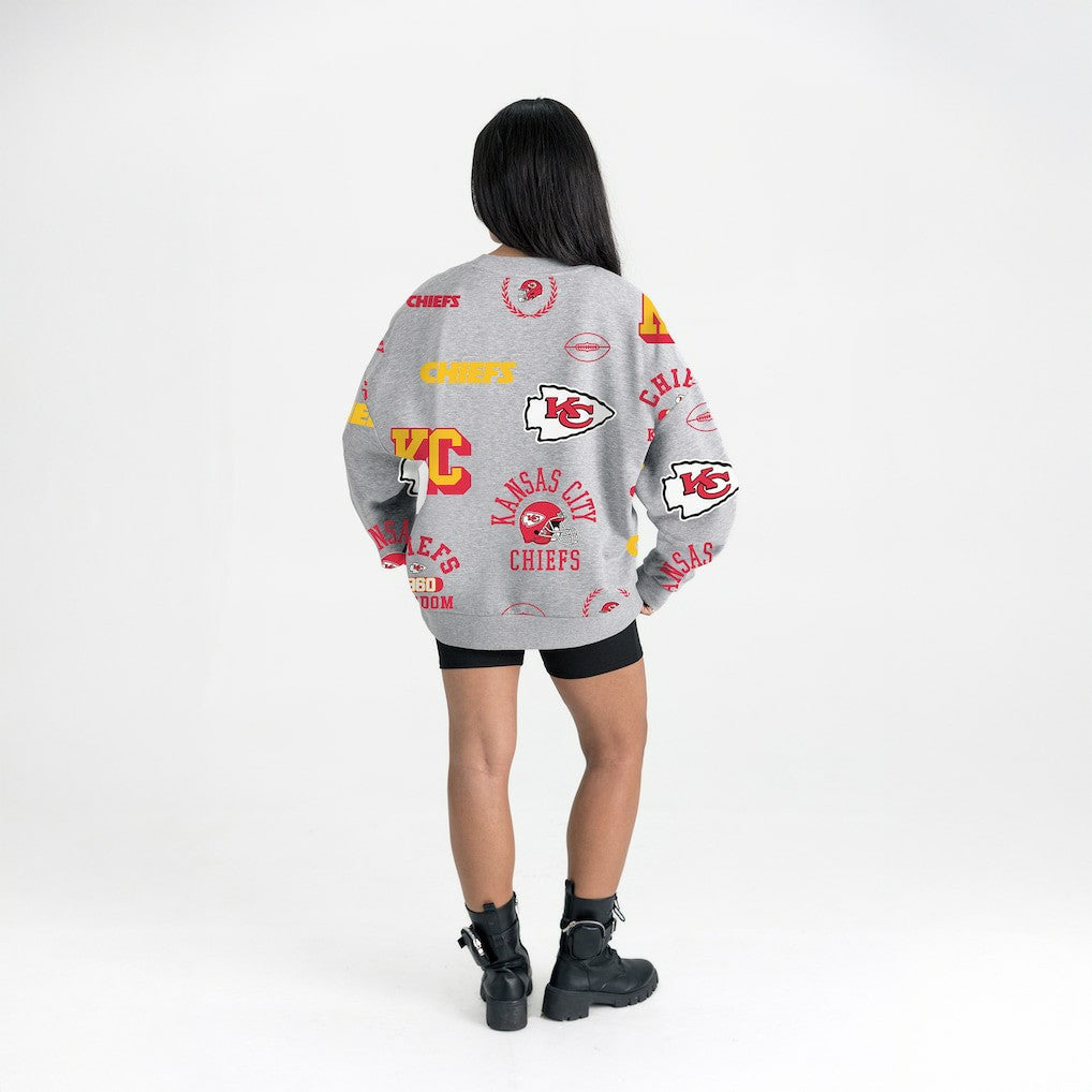 Gameday Couture Women's Always On Repeat Fleece Sweatshirt - Kansas City Chiefs