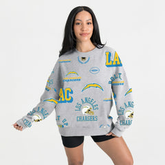 Gameday Couture Women's Always On Repeat Fleece Sweatshirt - Los Angeles Chargers