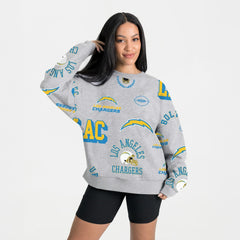 Gameday Couture Women's Always On Repeat Fleece Sweatshirt - Los Angeles Chargers
