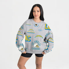Gameday Couture Women's Always On Repeat Fleece Sweatshirt - Los Angeles Chargers