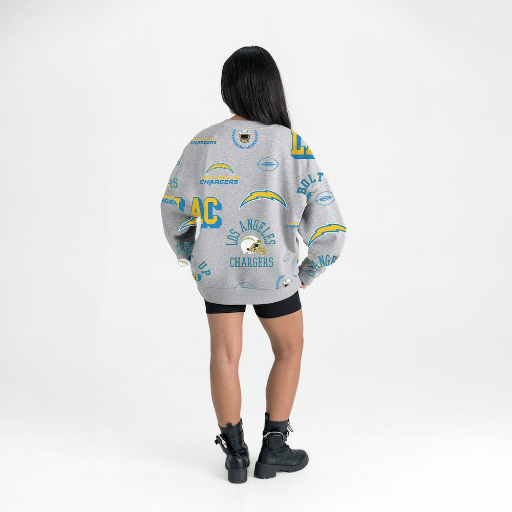 Gameday Couture Women's Always On Repeat Fleece Sweatshirt - Los Angeles Chargers