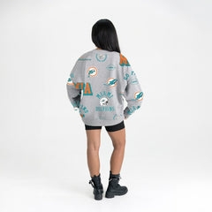 Gameday Couture Women's Always On Repeat Fleece Sweatshirt - Miami Dolphins