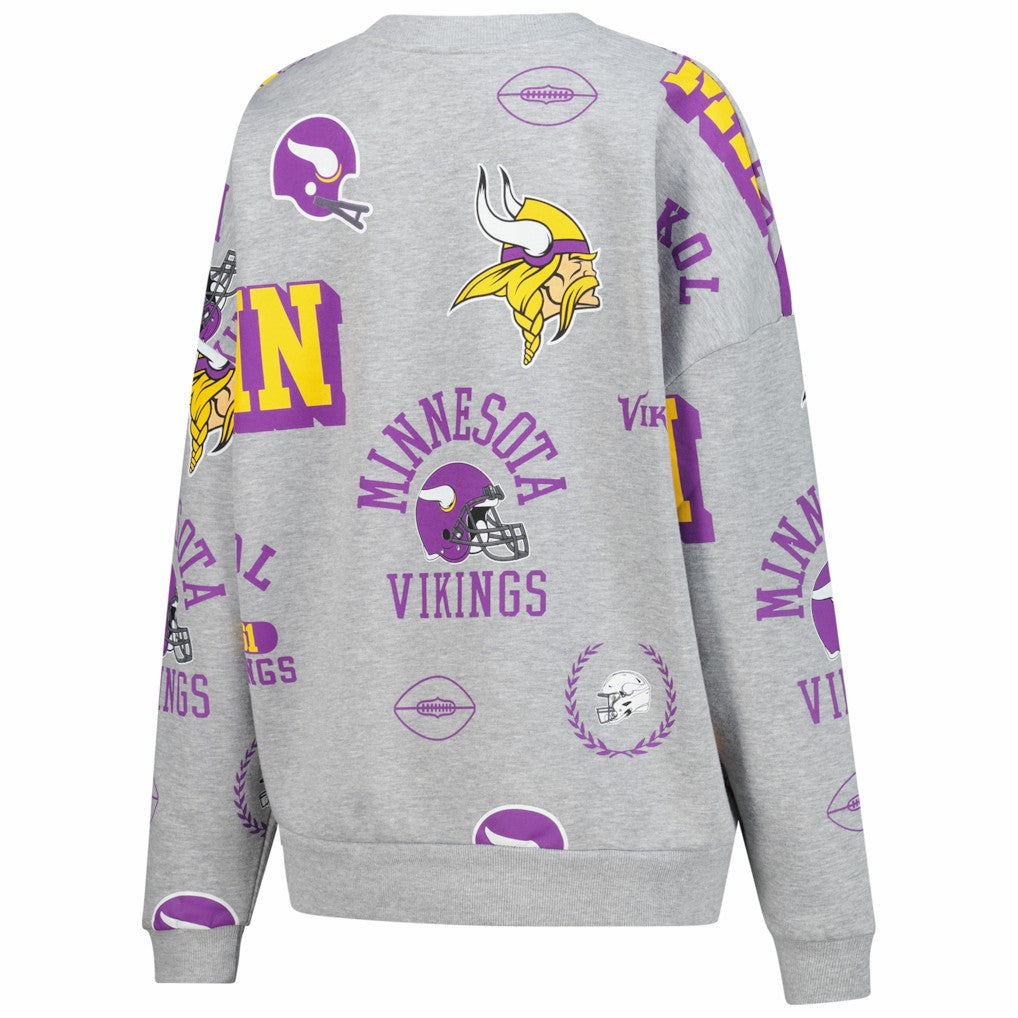 Gameday Couture Women's Always On Repeat Fleece Sweatshirt - Minnesota Vikings