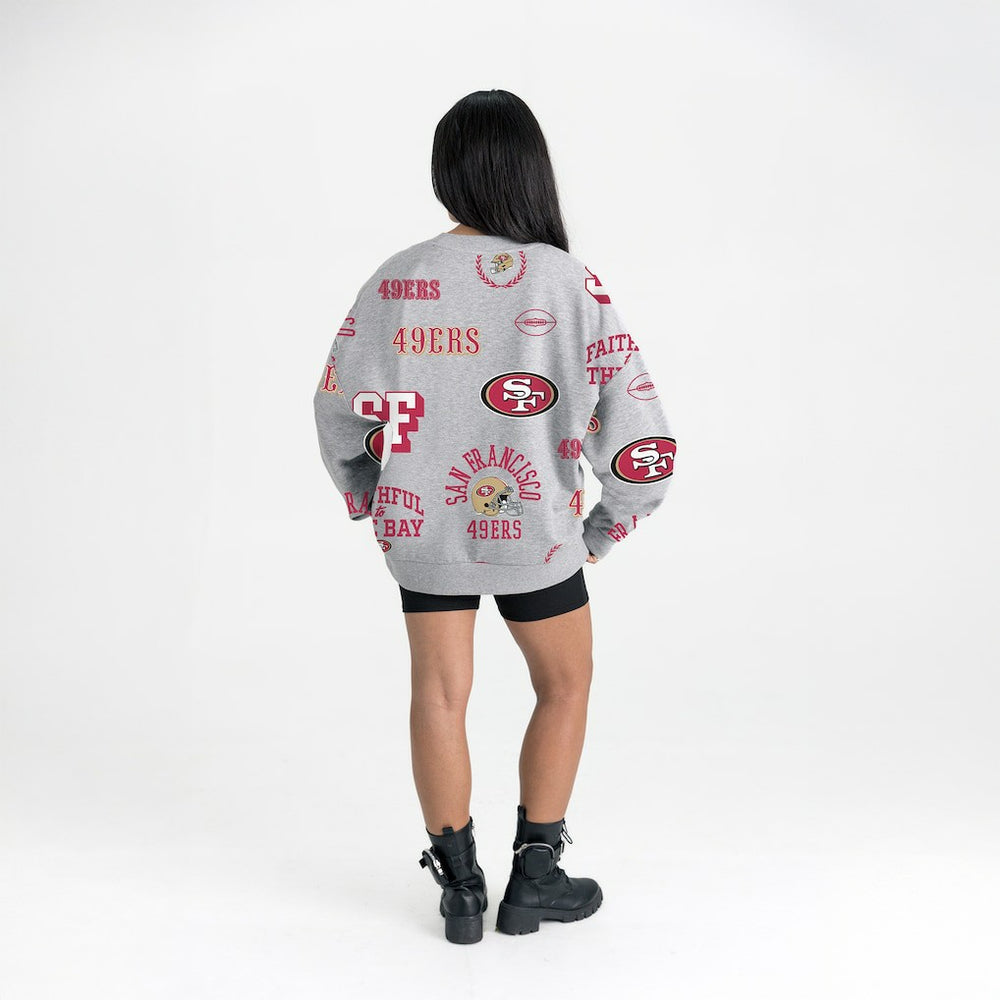 Gameday Couture Women's Always On Repeat Fleece Sweatshirt - San Francisco 49ers