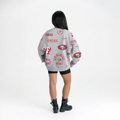 Gameday Couture Women's Always On Repeat Fleece Sweatshirt - San Francisco 49ers