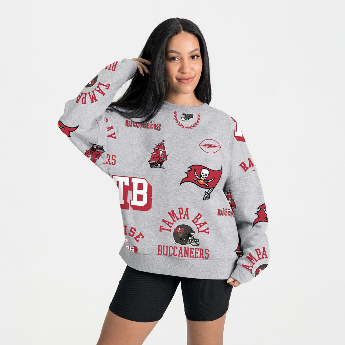 Gameday Couture Women's Always On Repeat Fleece Sweatshirt - Tampa Bay Buccaneers