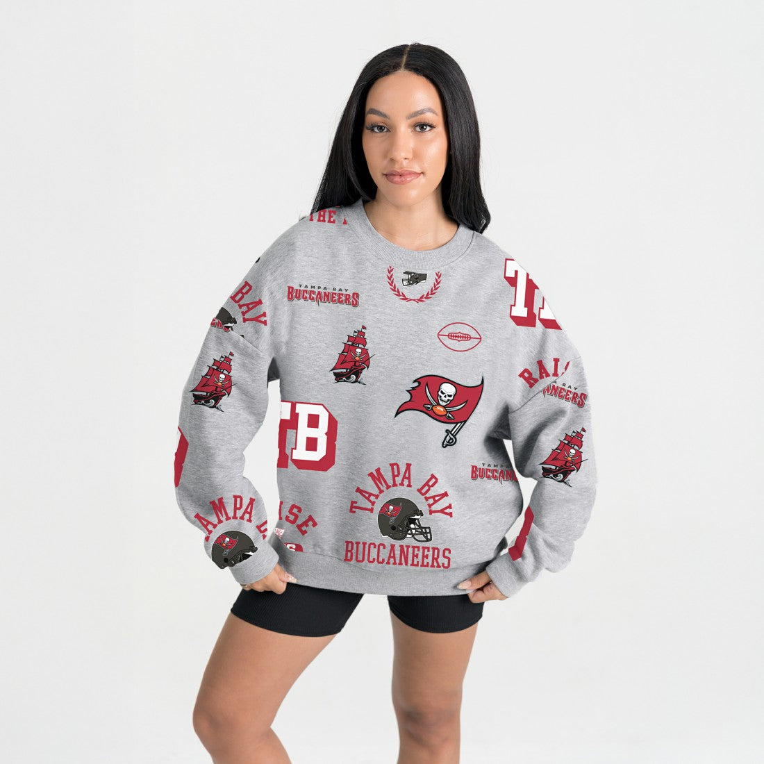 Gameday Couture Women's Always On Repeat Fleece Sweatshirt - Tampa Bay Buccaneers