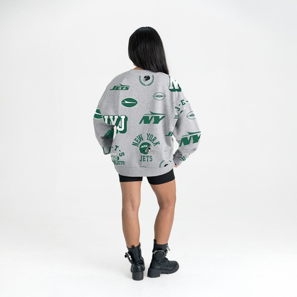 Gameday Couture Women's Always On Repeat Fleece Sweatshirt - New York Jets