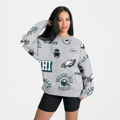 Gameday Couture Women's Always On Repeat Fleece Sweatshirt - Philadelphia Eagles