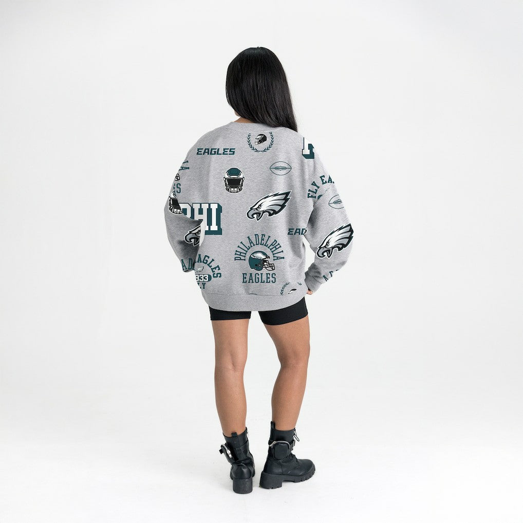 Gameday Couture Women's Always On Repeat Fleece Sweatshirt - Philadelphia Eagles