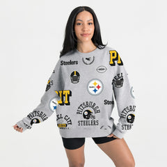 Gameday Couture Women's Always On Repeat Fleece Sweatshirt - Pittsburgh Steelers