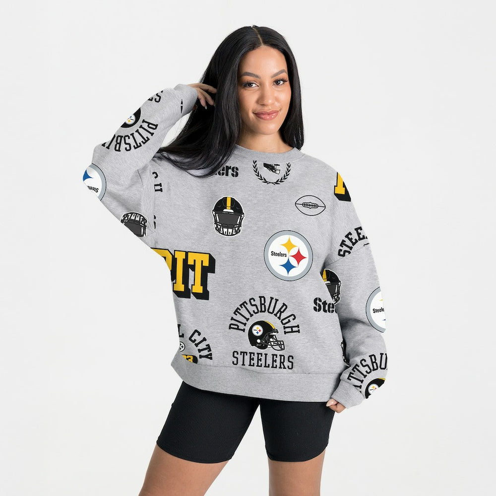 Gameday Couture Women's Always On Repeat Fleece Sweatshirt - Pittsburgh Steelers