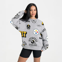 Gameday Couture Women's Always On Repeat Fleece Sweatshirt - Pittsburgh Steelers