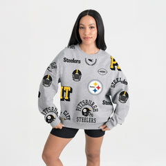 Gameday Couture Women's Always On Repeat Fleece Sweatshirt - Pittsburgh Steelers