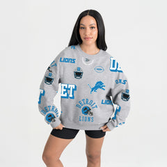 Gameday Couture Women's Always On Repeat Fleece Sweatshirt - Detroit Lions