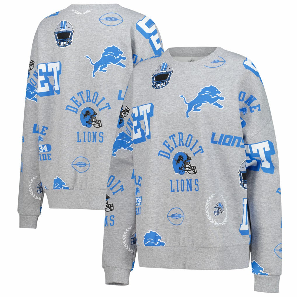 Gameday Couture Women's Always On Repeat Fleece Sweatshirt - Detroit Lions