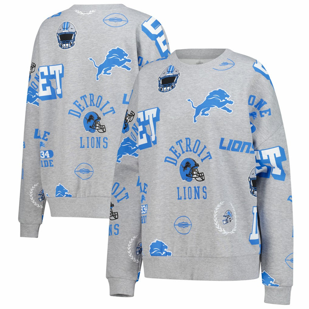 Gameday Couture Women's Always On Repeat Fleece Sweatshirt - Detroit Lions