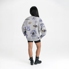 Gameday Couture Women's Always On Repeat Fleece Sweatshirt - Baltimore Ravens