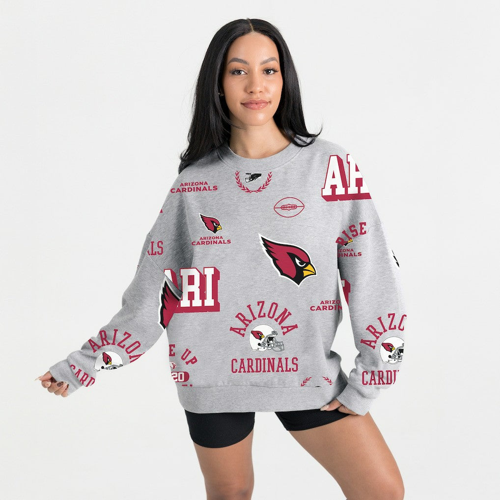 Gameday Couture Women's Always On Repeat Fleece Sweatshirt - Arizona Cardinals