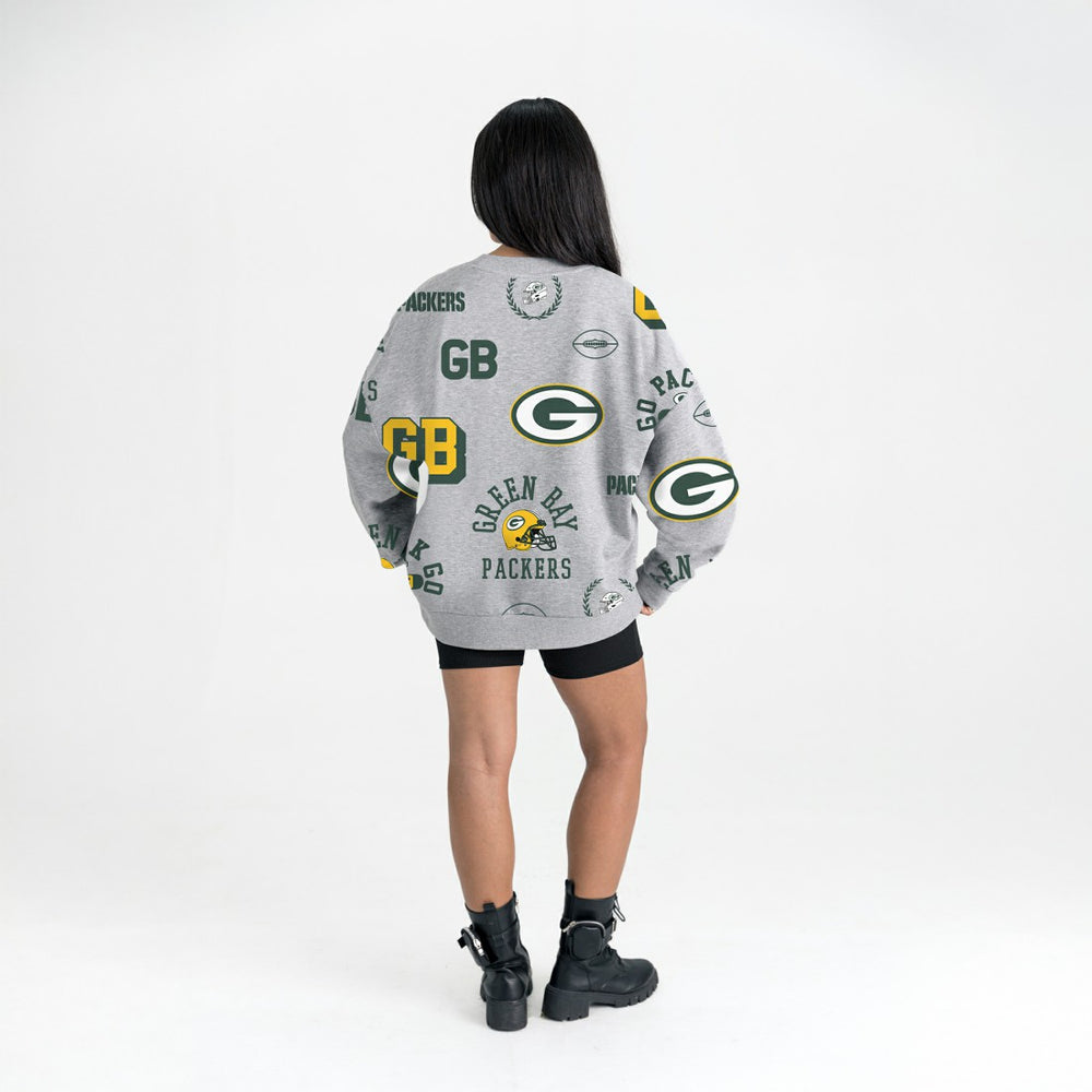 Gameday Couture Women's Always On Repeat Fleece Sweatshirt - Green Bay Packers
