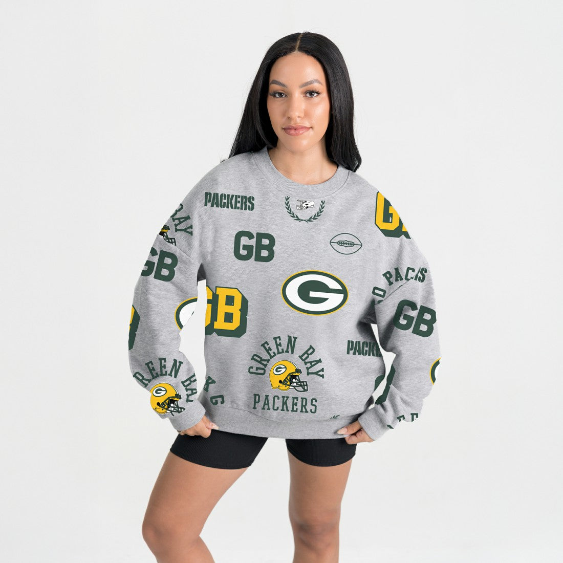 Gameday Couture Women's Always On Repeat Fleece Sweatshirt - Green Bay Packers