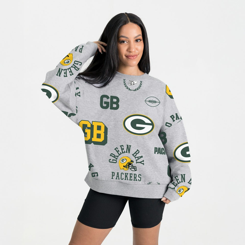 Gameday Couture Women's Always On Repeat Fleece Sweatshirt - Green Bay Packers