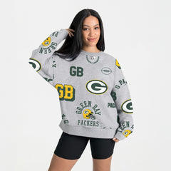 Gameday Couture Women's Always On Repeat Fleece Sweatshirt - Green Bay Packers
