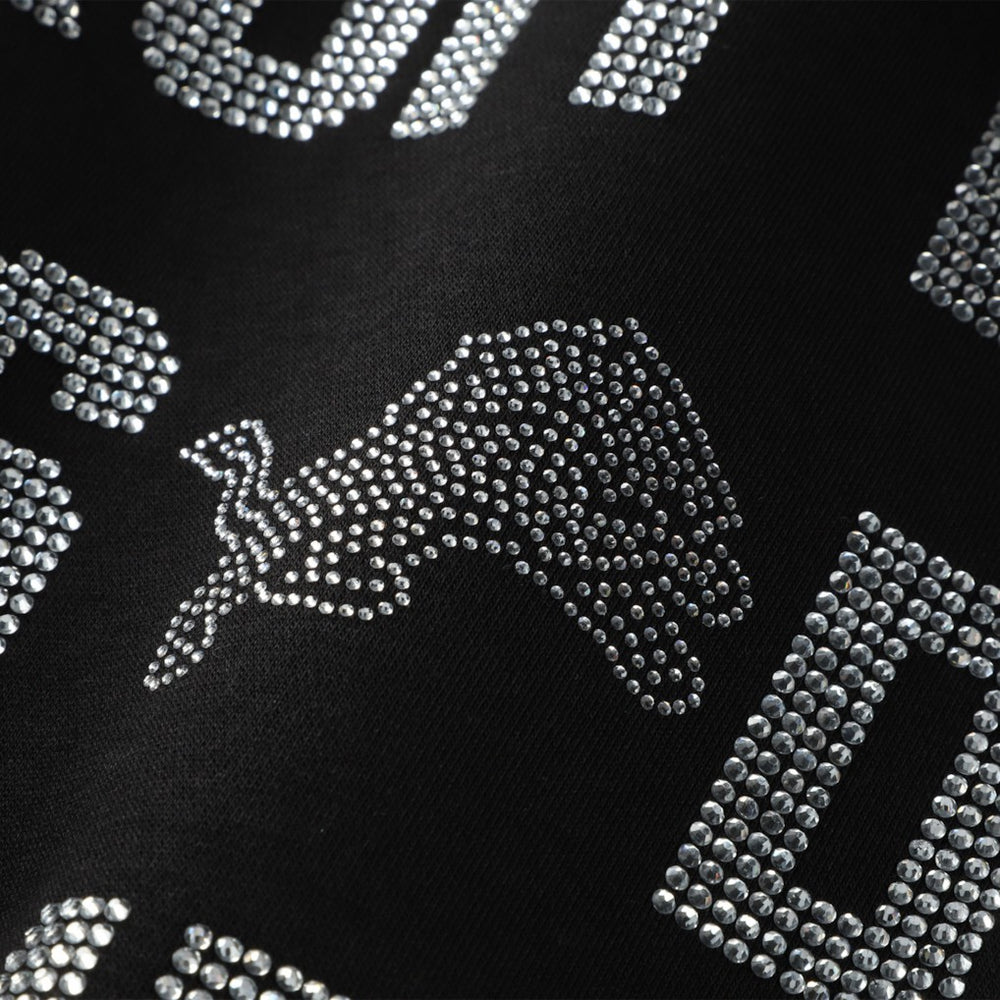Gameday Couture Women's Oversized Hype Era Rhinestone Text Sweatshirt - Detroit Lions