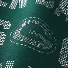 Gameday Couture Women's Oversized Hype Era Rhinestone Text Sweatshirt - Green Bay Packers
