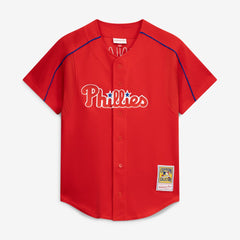 MLB Ryan Howard Philadelphia Phillies Mitchell & Ness Cooperstown Collection Batting Practice Jersey – Red