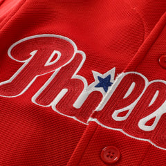 MLB Ryan Howard Philadelphia Phillies Mitchell & Ness Cooperstown Collection Batting Practice Jersey – Red