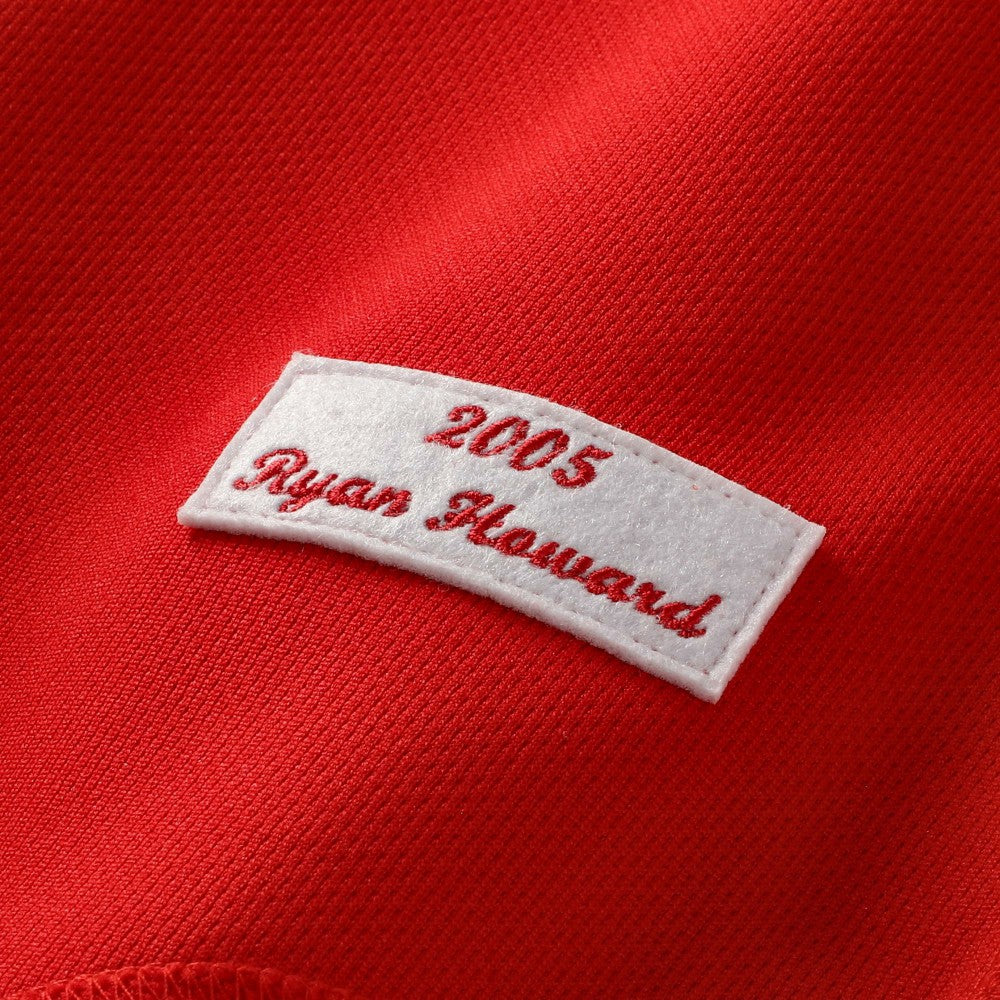 MLB Ryan Howard Philadelphia Phillies Mitchell & Ness Cooperstown Collection Batting Practice Jersey – Red