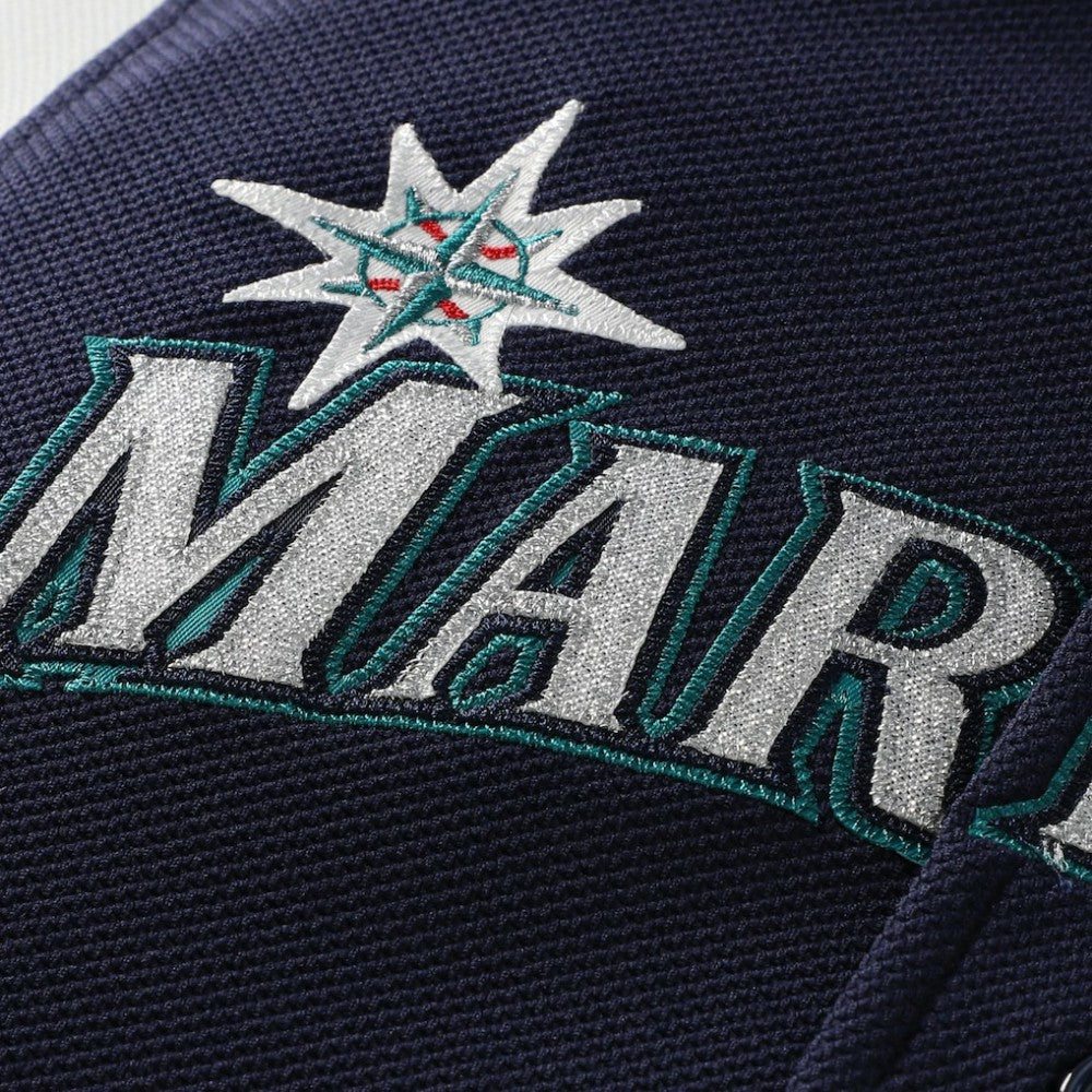 MLB Felix Hernandez Seattle Mariners Mitchell & Ness Cooperstown Collection Batting Practice Jersey – Navy